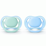 Chupeta Philips Avent Ultra Air 0 a 6 Meses Azul com 2 unidades