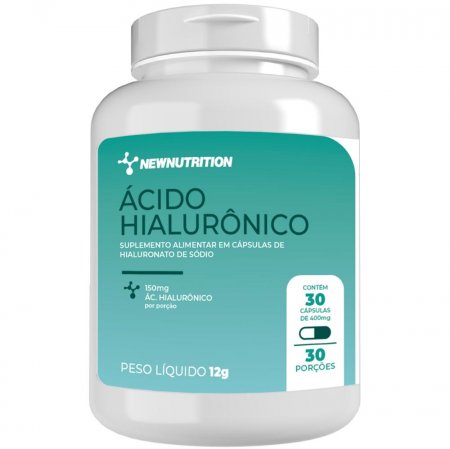 Ácido Hialurônico 150mg - 30 Cápsulas NEWNUTRITION