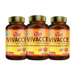 3 VIVACCE  - cabelo, unha e pele - Vitamina Multivitaminico Natural Weather 60 Cápsulas