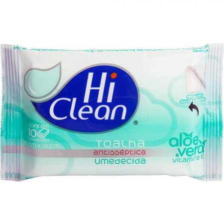 Toalha Umedecida Hartmann Antisséptica - Hi Clean
