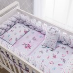 Trança para Berço + Peseira Baby Joy Trends - Brilha no Escuro - Feminino