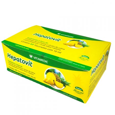 Hepatovit Vitamedic Abacaxi C/60 Flac10ml