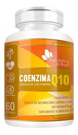 COENZIMA Q10 500MG 60 CAPSULAS - FLORA NATIVA - A