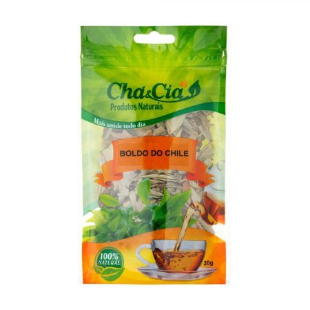 Chá de Boldo Do Chile Peumus Boldus Molina 20g Chá e Cia