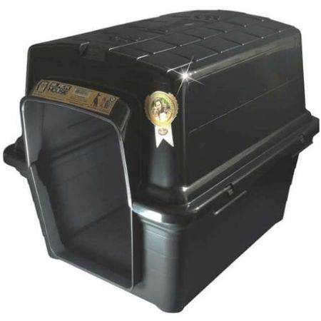 Casinha de Plástico Preta - Furacão Pet Casinha de Plástico Preta N°2 - Furacão Pet