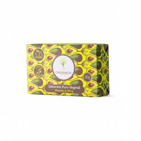 Sabonete em Barra Orgânica Abacate & Oliva com 90g