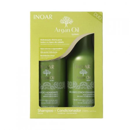 INOAR KIT ARGAN OIL SYSTEM (2 PRODUTOS)