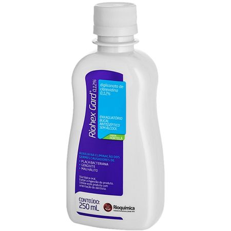 Riohex Gard RioQuímica - Enxaguante Bucal - Clorexidina 0,12% - 250ml