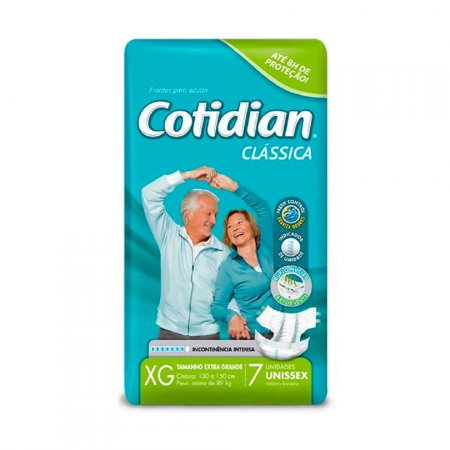 Fralda Geriátrica Sofyts Cotidian Clássica XG C/ 7 Un