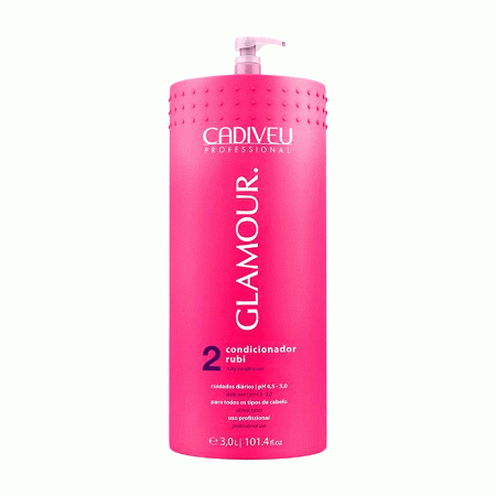 CADIVEU GLAMOUR 2 CONDICIONADOR RUBI LAVATORI 3 LT