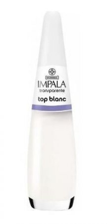 Esmalte Impala Transparente Top Blanc Maior Cobertura 7,5 Ml