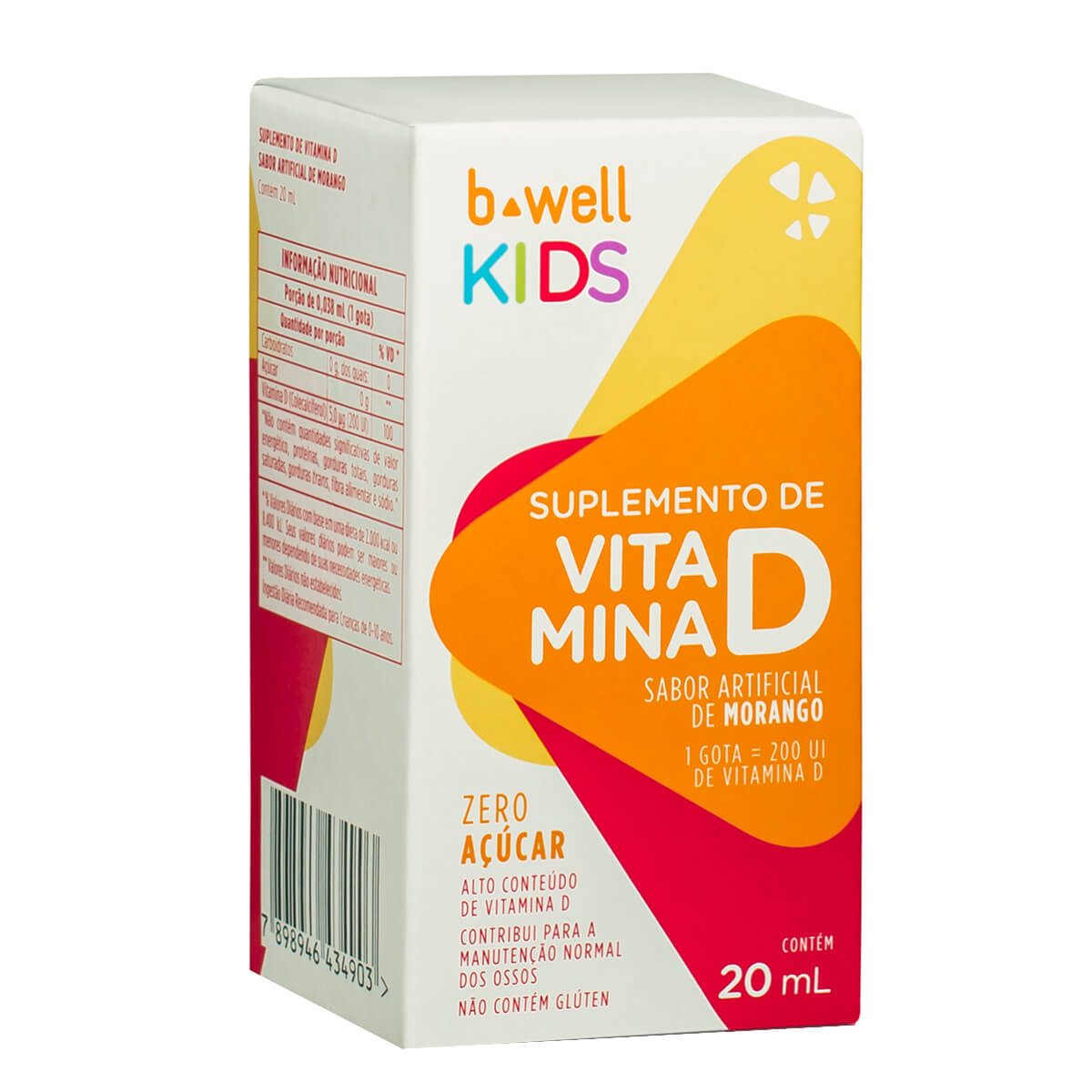 Vitamina D B-well Kids 200UI