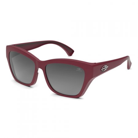 Óculos de sol mormaii overlap 2 vermelho fosco lente cinza