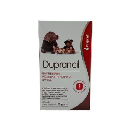 Duprancil Oral 100g Duprat Antibiótico Cães e Gatos