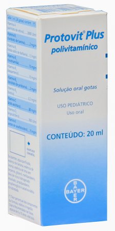 Complexo Vitamínico Protovit Plus Solução Oral em Gotas com 20ml
