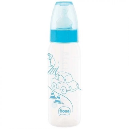 Mamadeira Fiona Clássica 240ml Azul 802420