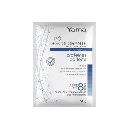 Pó Descolorante Ultra Rápido Yamá Proteínas do Leite Refil 50g