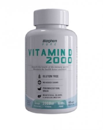 Vitamin D 2.000UI 60 Cápsulas Bioghen