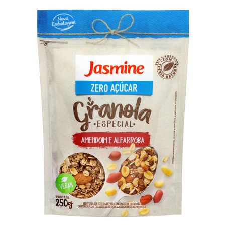 Granola Zero Açúcar Amendoim e Alfarroba - 250g