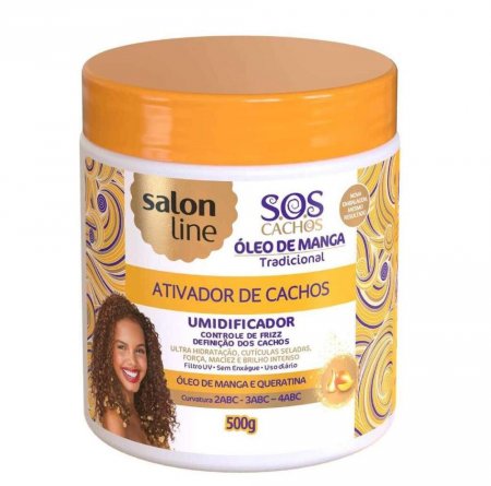 Ativador de Cachos SOS Cachos Óleo de Manga Salon Line 500G