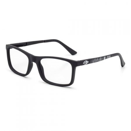 Óculos de grau mormaii infantil slide preto branco