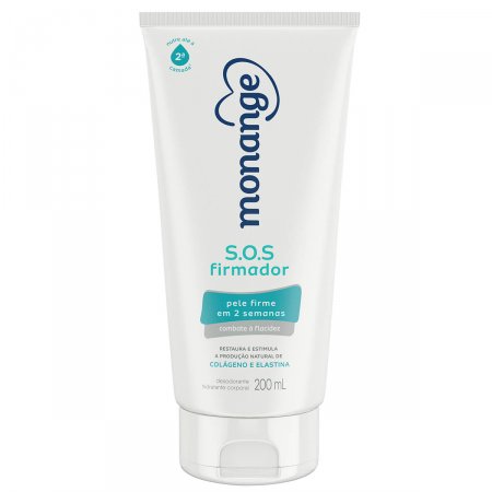 Hidratante Desodorante Monange S.O.S. Firmador com 200ml