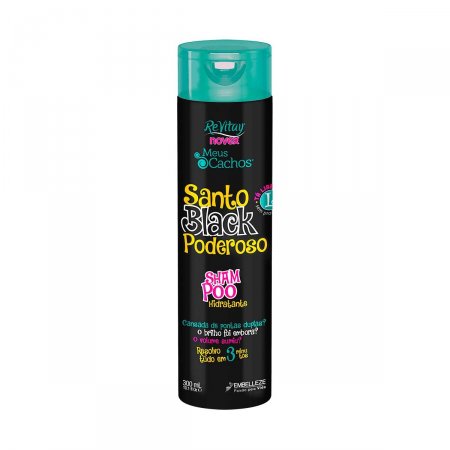 Shampoo Vitay Novex Meus Cachos Santo Black Poderoso com 300ml