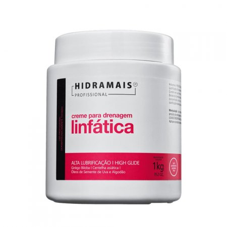Hidramais Drenagem Linfática Creme de Massagem 1kg