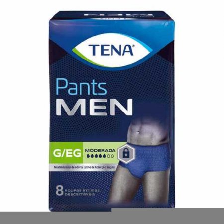 Roupa Íntima Descartável Tena Pants Men EG C/8 UN