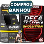 Gel Energel Black c/ Cafeína Caixa + Deca Testona Evolution