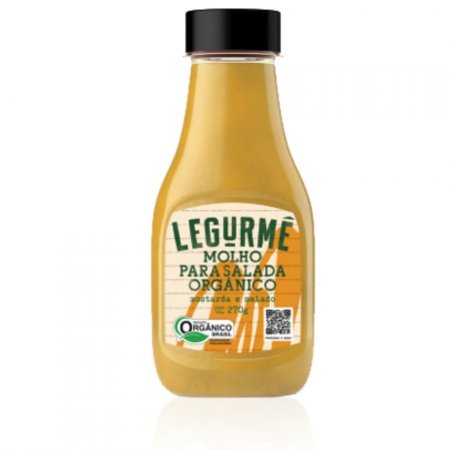 Molho para Salada Orgânico Mostarda e Melado Legurmê 270 gr