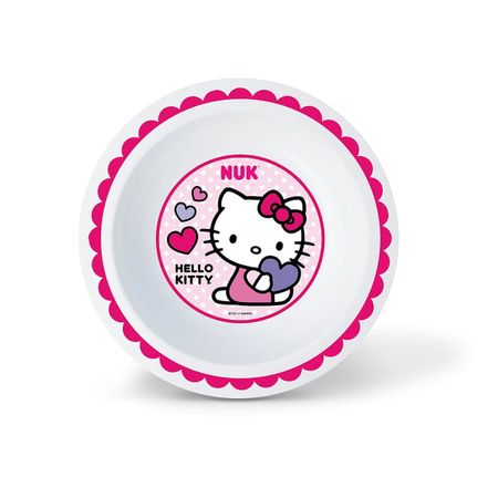 Prato Fundo Bowl Infantil Hello Kitty Rosa - Nuk