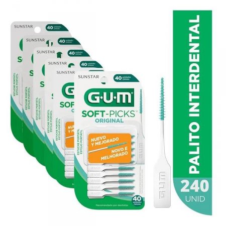 Soft PICKS GUM Sunstar 240 Unidades