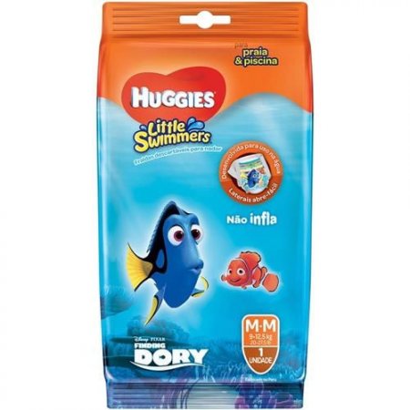 Fralda para Piscina Huggies Summer Disney Tamanho M - 1 Unidade