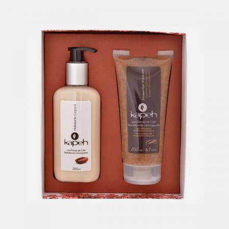 Kit Hidratante Corporal e Shower gel Esfoliante  Kapeh