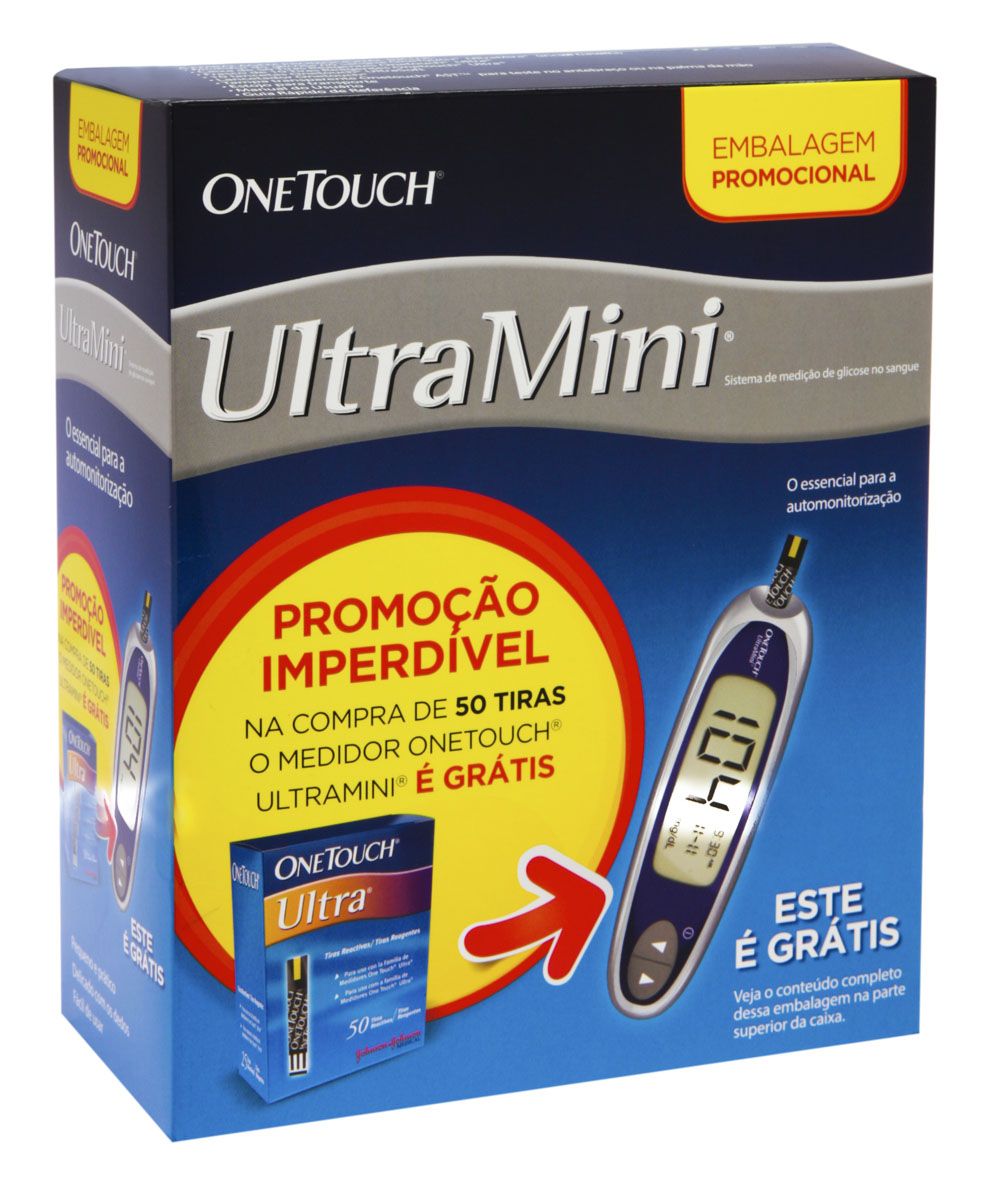 Kit para controle de Glicemia UltraMini Free
