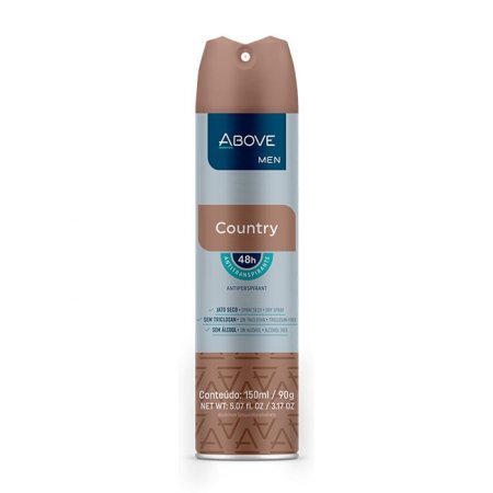 Desodorante Above Country Antitranspirante Men Aerosol 150ml