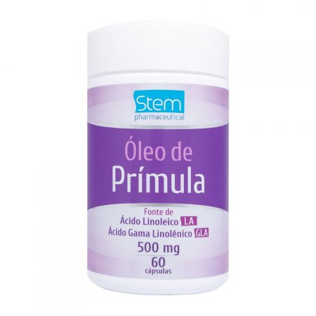 Óleo de Prímula 500mg 60 Cápsulas Stem