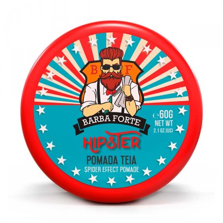 Pomada Teia Modeladora Barba Forte Hipster Spider Effect com 60g