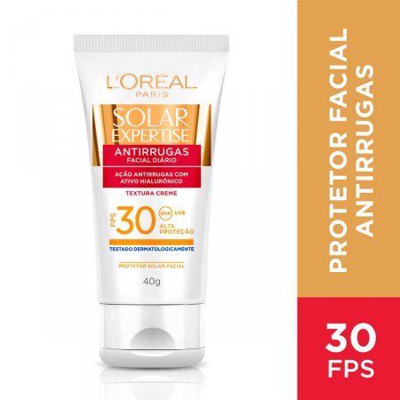Protetor Solar Facial  L'Oréal Expertise Antirrugas FPS30 com 40g