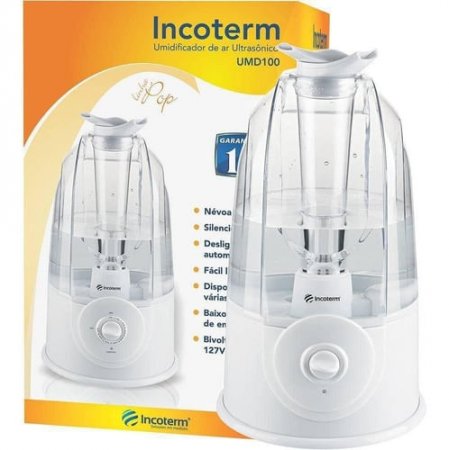 Umidificador De Ar Ultrassônico Umd100 Incoterm Branco 3l