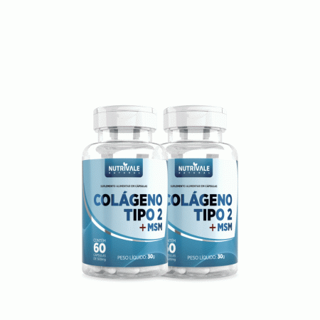 Colágeno Tipo 2 + Msm 2 Unidades 500mg C/60 Caps - Linduras