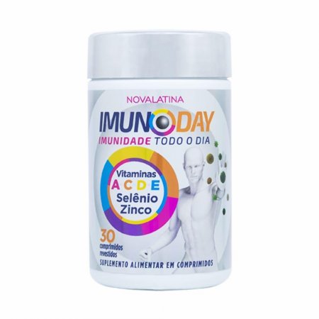 Multivitamínico ImunoDay 30 Comprimidos Novalatina