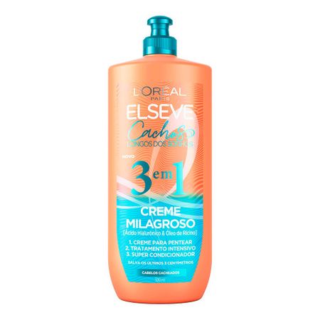 Creme para Pentear Elseve 3 em 1 Cachos dos Sonhos 500ml