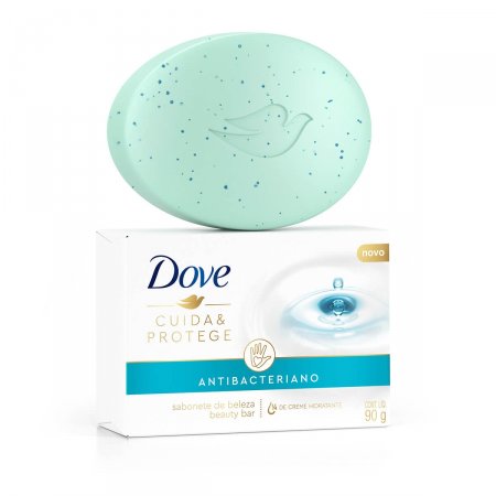 Sabonete em Barra Antibacteriano Dove Cuida & Protege com 90g