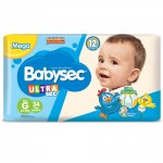Fralda Babysec Ultrasec G 34 Unidades