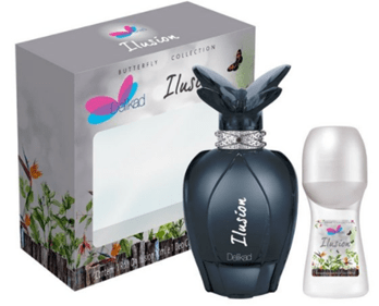 Kit DeoColônia+Desodorante Rollon Delikad Ilusion Butterfly 120ml