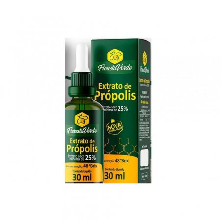 EXTRATO DE PRÓPOLIS 25% (30ML) - FLORESTA VERDE
