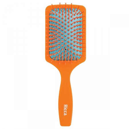 Escova de Cabelo Ricca Colors Block Racket com 1 Unidade