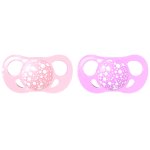 Chupeta Twistshake Rosa e Roxo 6+ meses com 2 unidades